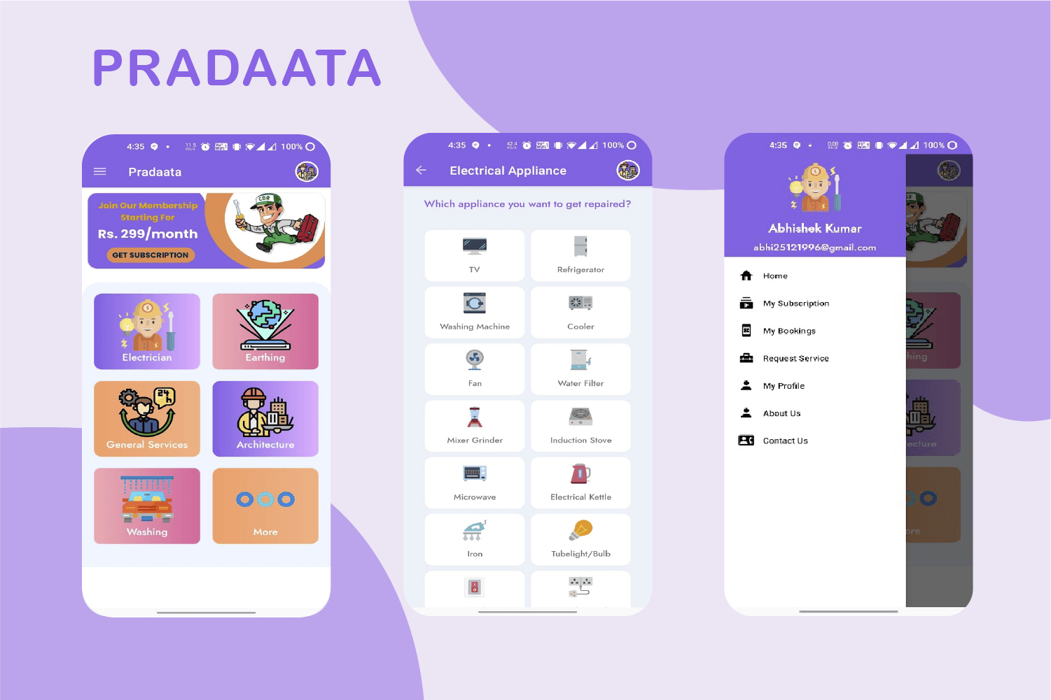 Pradaata Services